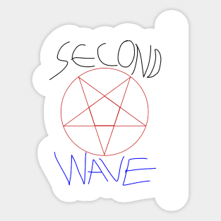 Second Wave 13 Sticker